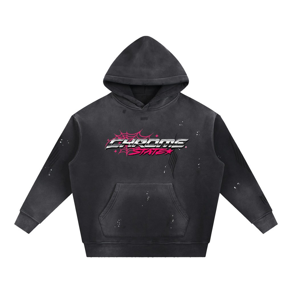 Chrome State Vintage Fleece Hoodie