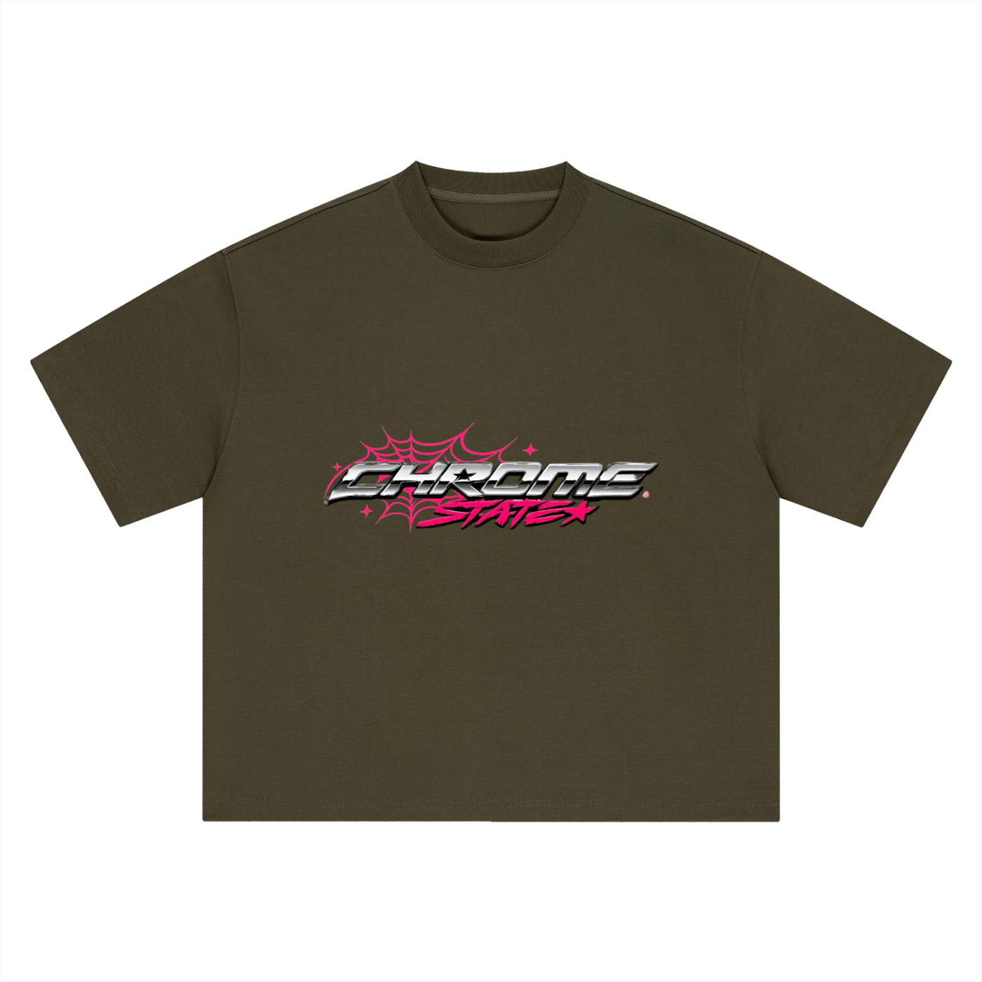 Chrome State Boxy Oversized T-Shirt
